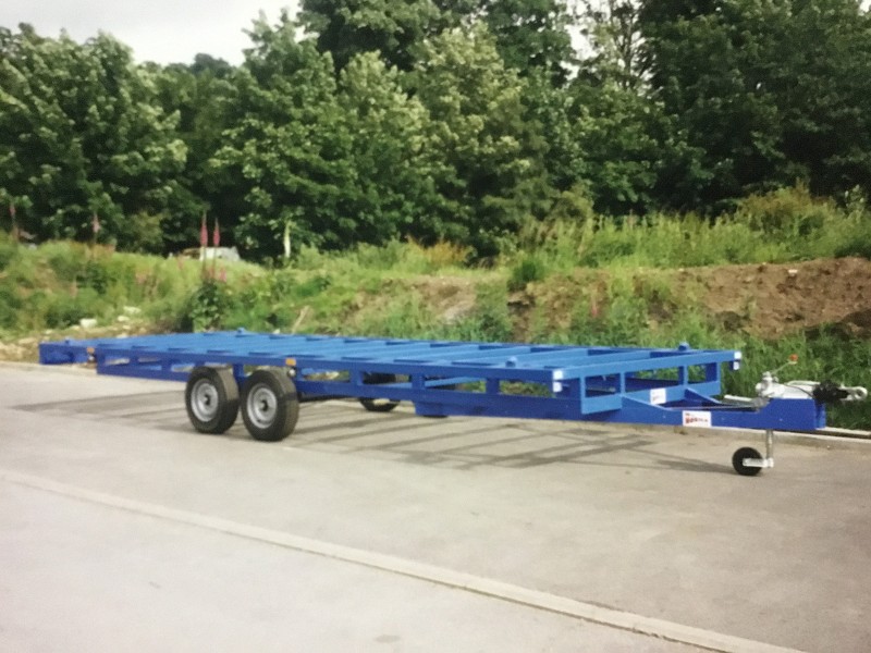 large flatbed trailer