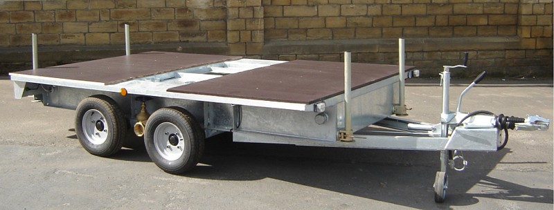 Toilet trailer chassis